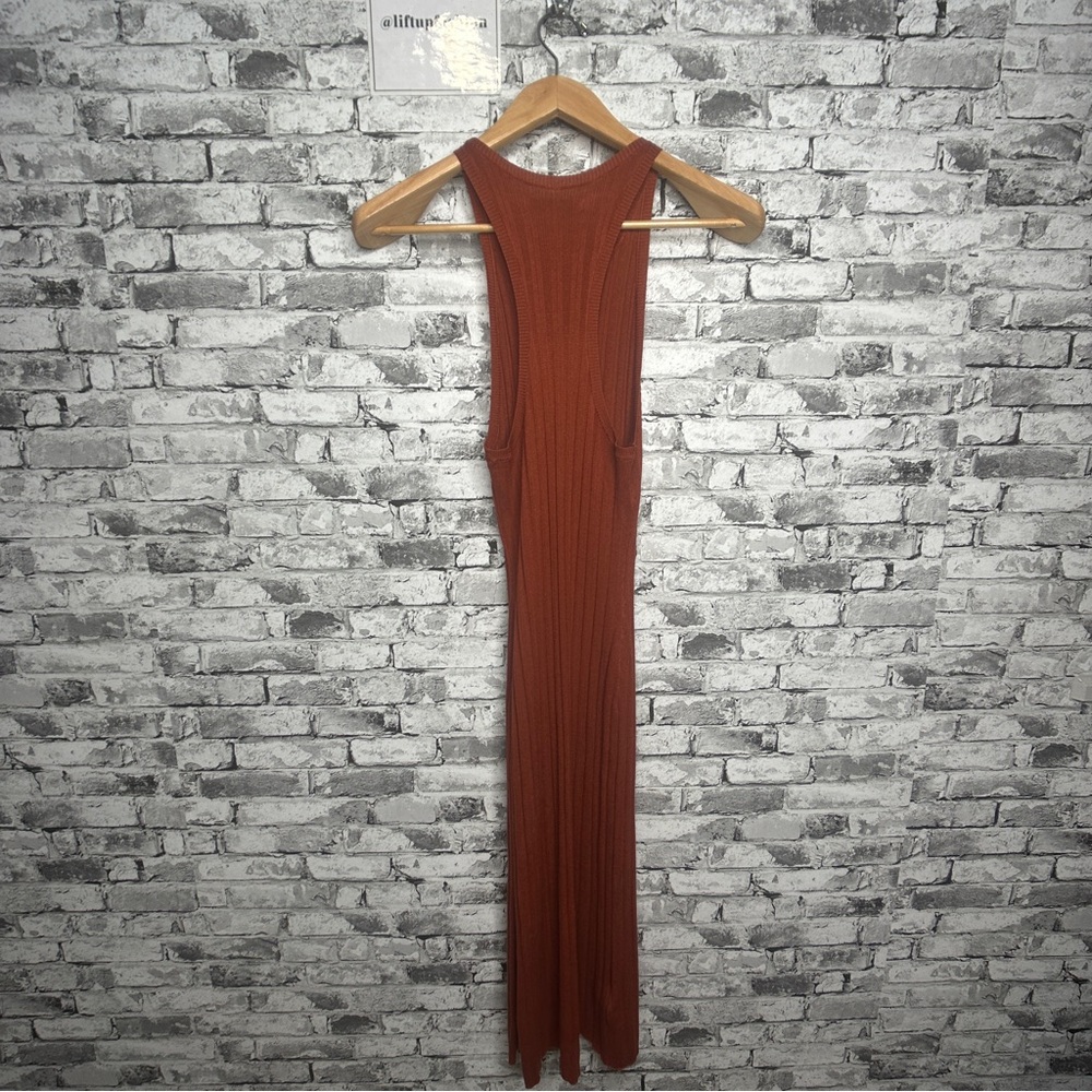 EUC Abercrombie & Fitch Knit Brown BodyCon Sleeveless Dress Size Small - Picture 7 of 12